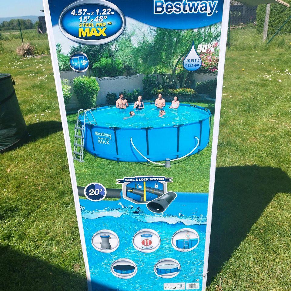 Bestway Pool Stangen 4,57 x 1,22m in Springe