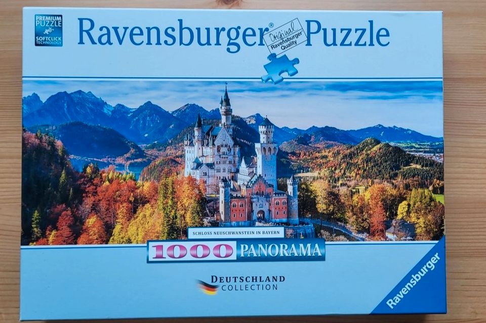 Ravensburger 1000 Teile Panorama-Puzzle "Schloss Neuschwanstein" in Hamburg