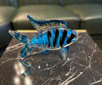 Murano Stil Glasskulptur Fisch 16 cm blau Nordrhein-Westfalen - Kleve Vorschau