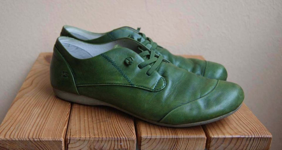 grüne Schuhe "Fiona" von Josef Seibel, Schlupfschuh mit Versand in Berlin