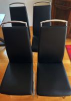 4 Stühle schwarz Hochlehner Esszimmer/Küche - 4 Stück 120 € Baden-Württemberg - Auggen Vorschau