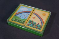 Vintage Hallmark 1982 "Rainbow Flowers" Double Pack Spielkarten Düsseldorf - Eller Vorschau