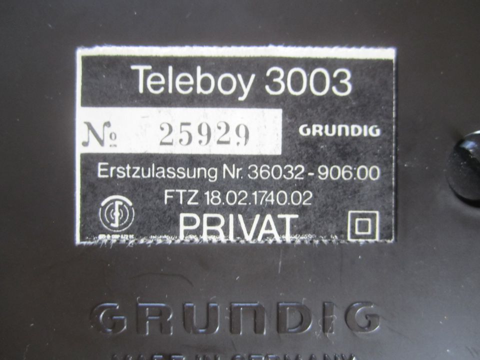 Grundig Teleboy 3003 Anrufbeantworter in Euskirchen