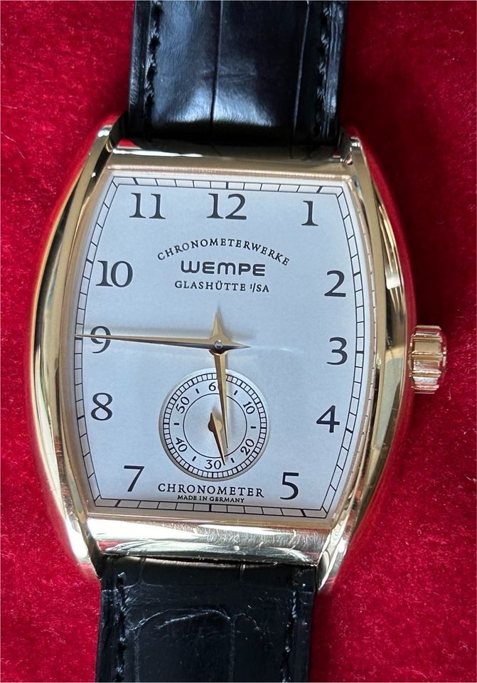 Wempe / Glashütte Chronometer 18k Gold in Kempen