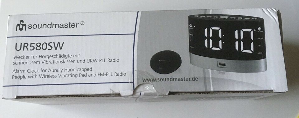 Soundmaster Modell UR580SW: Radiowecker für Hörgeschädigte / NEU in Viersen