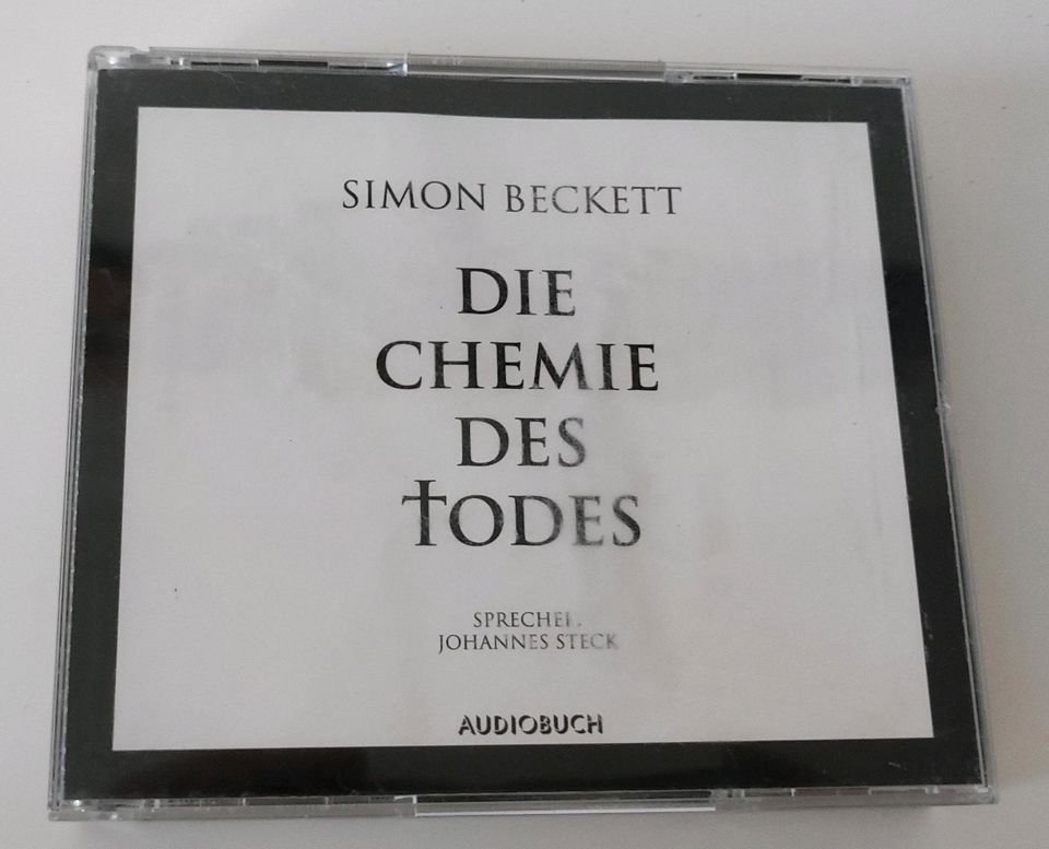 Simon Beckett 4 Hörbücher "David Hunter" u.a. Chemie des Todes in Wetzlar