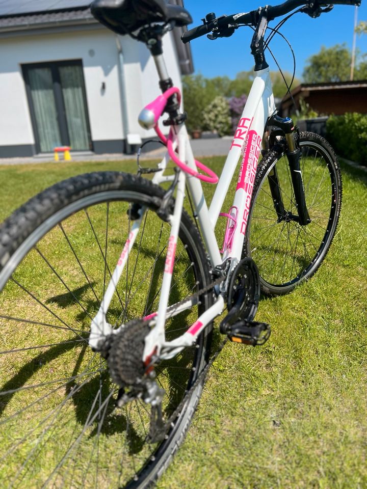 Drössiger Crossbike weiß/pink in Hohenkirchen