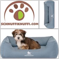 Knuffelwuff Orthopädisches Hundebett Leon hellblau M-XXXL Hessen - Calden Vorschau