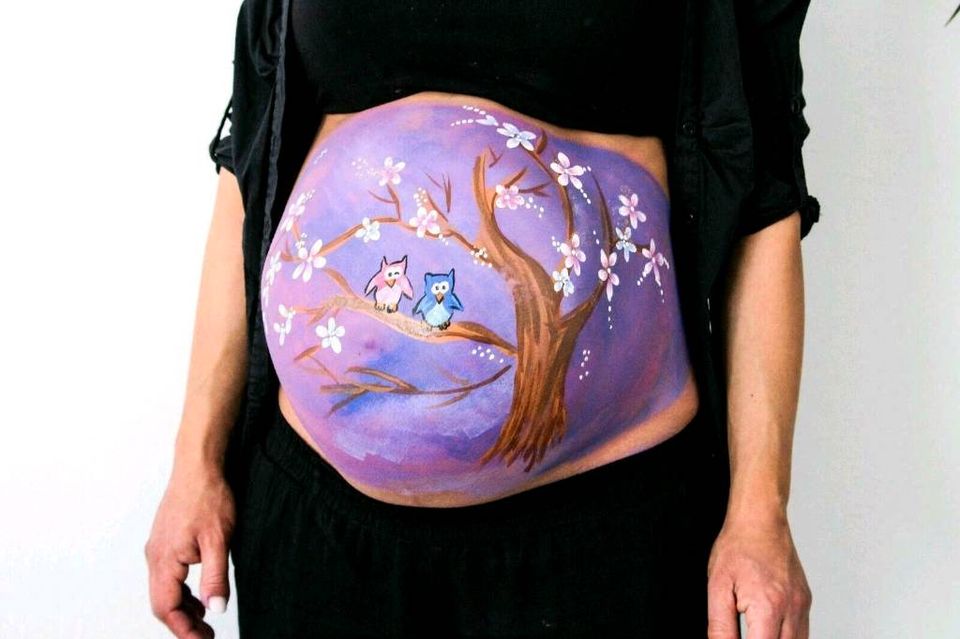 Bellypainting / Babybauch Bemalung / Schwangerschaft /Babyparty in Rotthalmünster