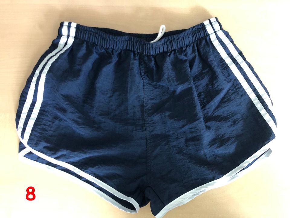 Adidas Arena Shorts 80er Vintage XS-XXL NEU Sporthose Nylon Glanz in Stadtlohn