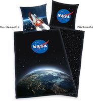 NASA Wende Bettwäsche Set 2tlg 135 x 200 cm 80 x 80 cm Nordrhein-Westfalen - Emmerich am Rhein Vorschau