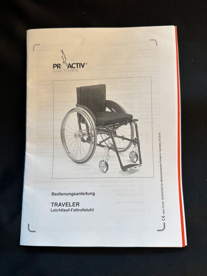 Rollstuhl der Marke Pro Aktiv in Grafenau