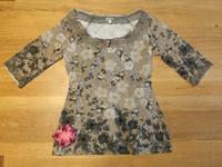 Bluse STREET ONE Damen Gr. 38 M Blumenmuster braun Oberteil Shirt Hessen - Hofheim am Taunus Vorschau