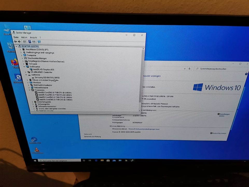 Terra PC Sytem i3-7100, 8GB Ram, 500 GB SSD Evo in Siegen