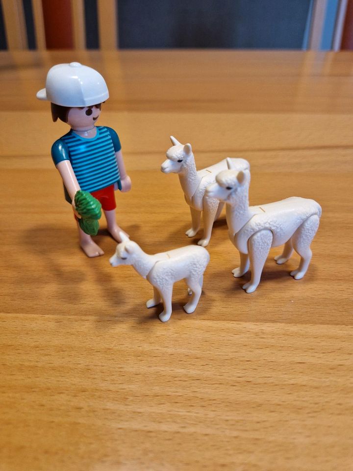 Playmobil Tiere Alpaka, Ziegen, Schafe, Hühner, Hase in Herten