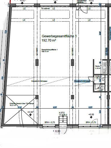 Moderne Gewerbefläche im Neubauprojekt in Hamburg