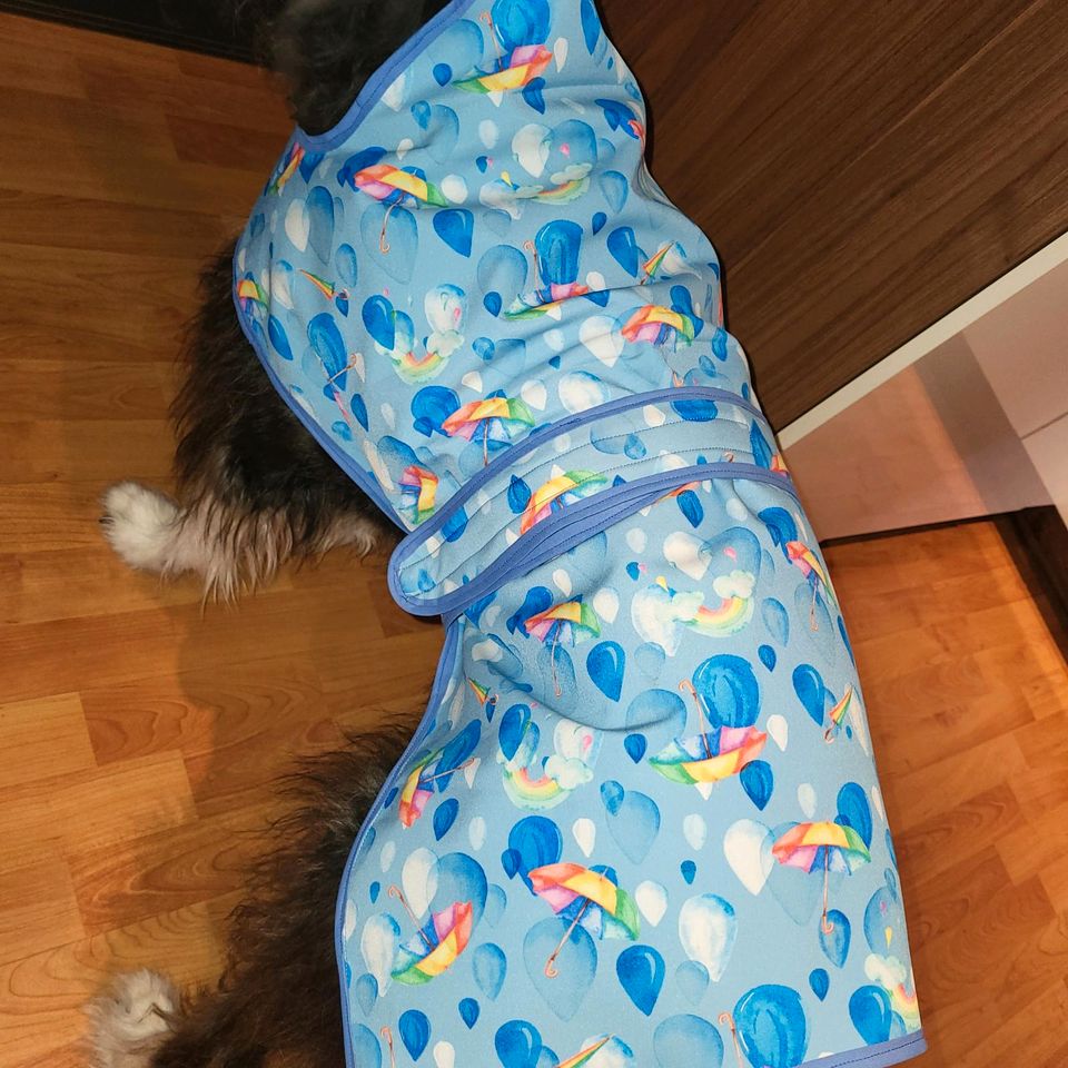 Süsser Softshellmantel Regenmantel Hund ca 63 cm in Steinach