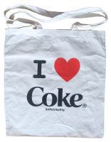 Coca Cola - I love Coke - Einkaufsbeutel - Stoffbeutel Sachsen - Eilenburg Vorschau