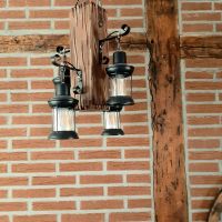 Chice rustikale Hänge-Lampe aus Holz Niedersachsen - Isernhagen Vorschau