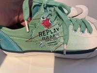 Replay, Chucks, Sneaker aus Canvas, grün, Größe 41 Bayern - Marktoberdorf Vorschau