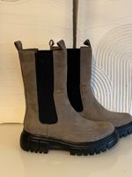 Chelsea Boots braun/grau Größe 36 Stuttgart - Bad Cannstatt Vorschau