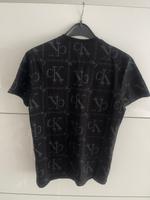 Calvin Klein Herren T-Shirt – Schwarzes Allover-Logo Design Hessen - Rüsselsheim Vorschau