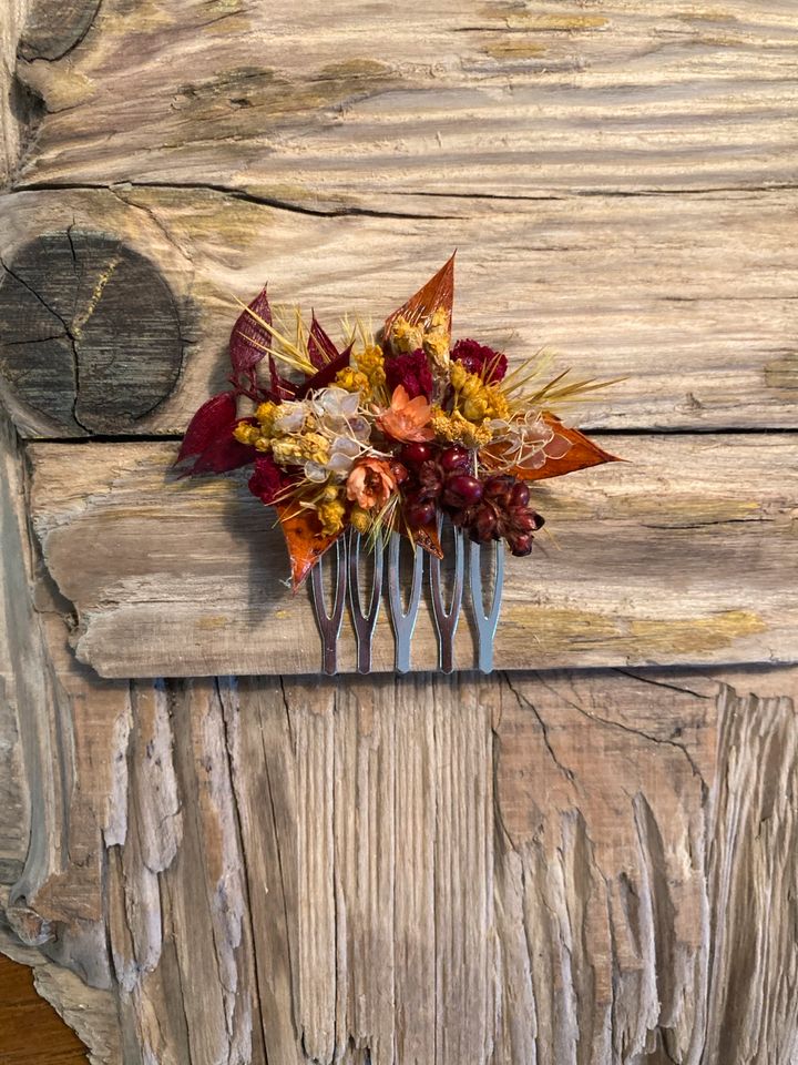 Haarschmuck Trockenblumen getrocknete Blumen Hochzeit Schmuck haa in Hattenhofen