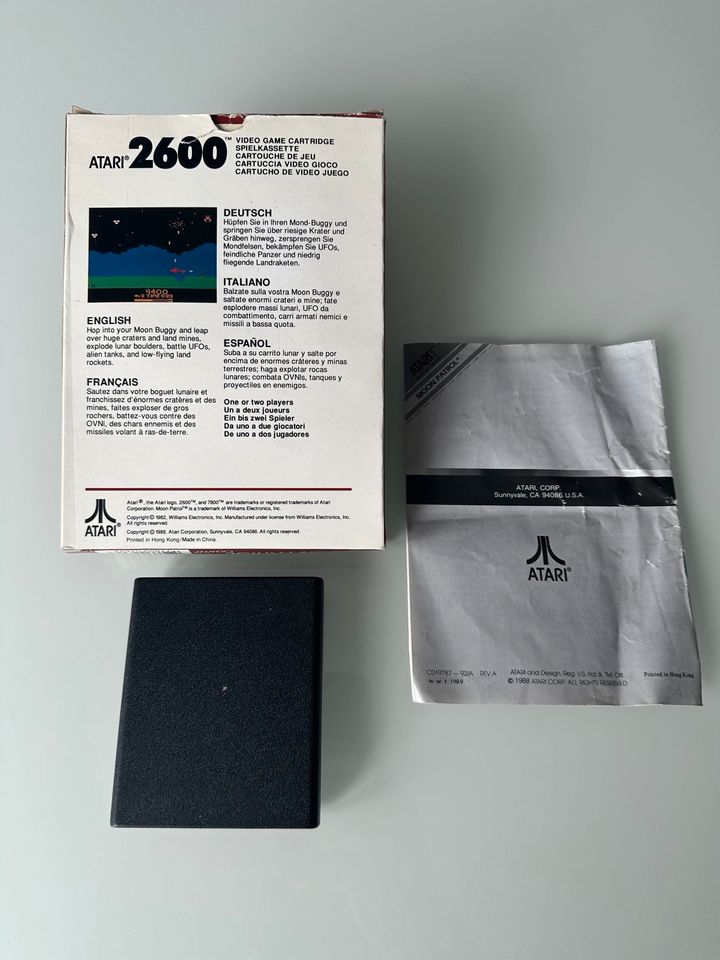 Atari 2600 Moon Patrol OVP mit Anleitung (CIB) in Breitenfelde