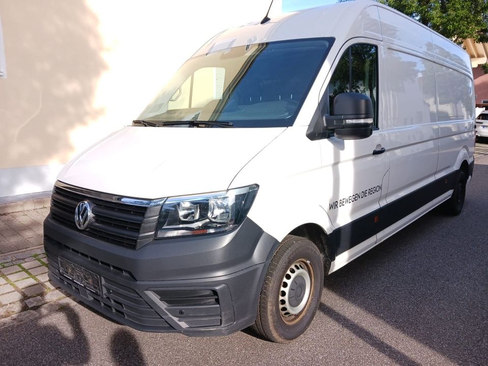 Verkaufe VW Crafter Transporter L3 H2 Weiß 2.0 TDI 177 PS  EZ 2020 in Landshut