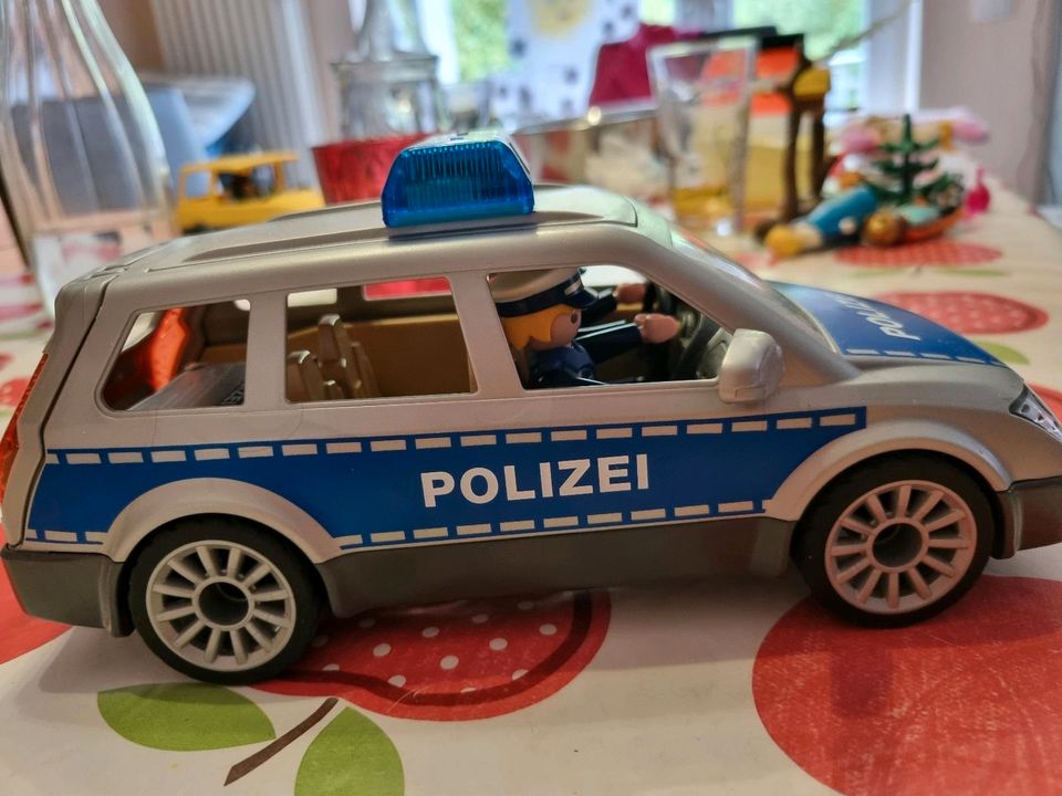 Playmobil Polizei 6873 Polizeiauto Advent Weihnachten in Altenberg Sachs