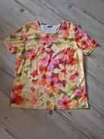 Damen Tshirt orange grün pink Blumen Gr. L Sachsen - Neuensalz Vorschau