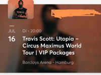 Travis Scott: Circus Maximus WorldTour VIP Stehplatz Hamburg Häfen - Bremerhaven Vorschau