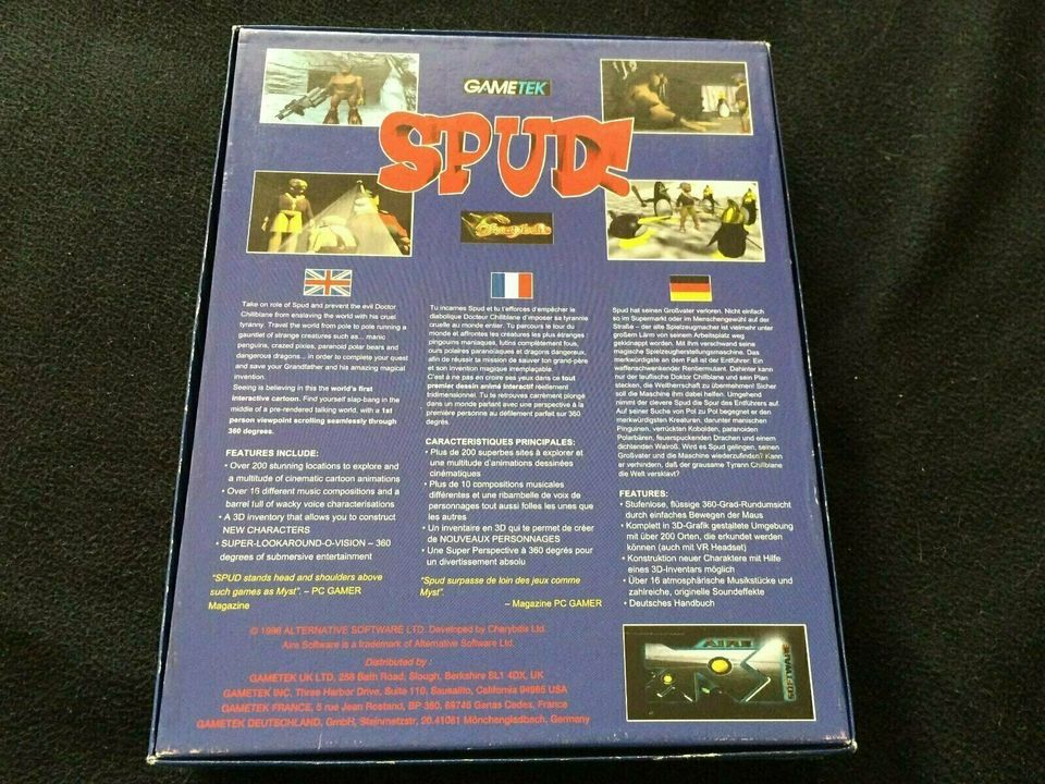 SPUD! - PC - IBM - DOS - Big Box - Adventure - francais in Düsseldorf