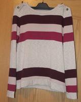 Pullover von edc by Esprit, Größe S, Farbe: beige mit Streifen Sachsen - Schönbach Vorschau