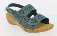 Damenschuhe Sandalen Sandaletten neu blau 38 39 Klettverschluss Sachsen - Markranstädt Vorschau