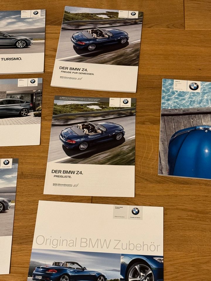 BMW PROSPEKTE KONVOLUT Z3 & Z4 & X5 & 5er gran turismo in Hürth