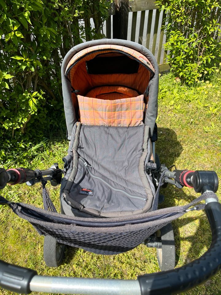 Hartan Kinderwagen/Buggy/Karre Topline S orange/grau in Liebenburg