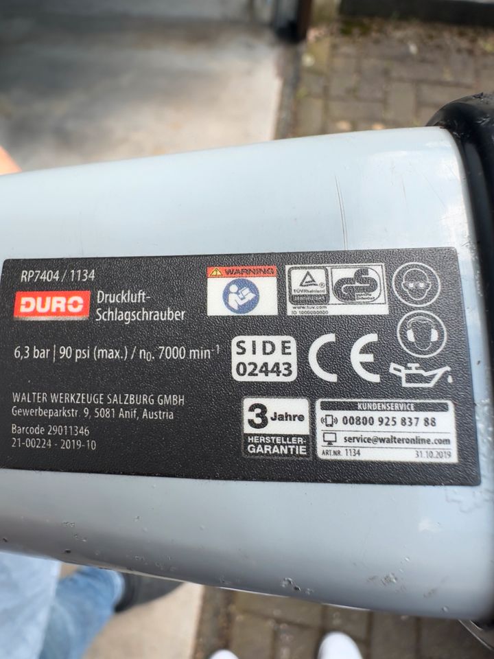 DURO RP7404 Druckluft Schlagschrauber in Herten