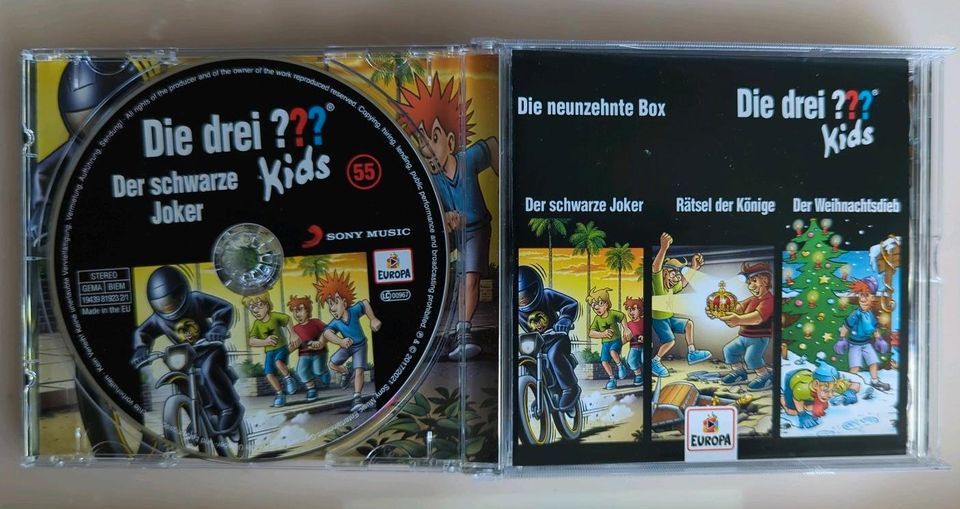 3 CD Box Die drei ??? Kids Folge 55-57 in Laatzen