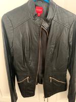 Echte Lederjacke von Guess Schwarz Gr. S Hessen - Solms Vorschau