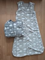 2er Set Schlafsack Nicki Fleece Wolken Igel grau beige 110 cm Bayern - Dorfen Vorschau