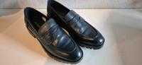 Leder-Loafer blau Gr. 39 Bayern - Tröstau Vorschau