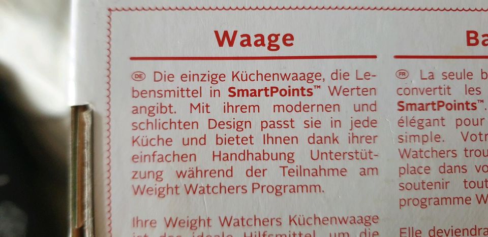 WEIGHT WATCHERS "Scale"-Küchenwaage in Bad Bramstedt