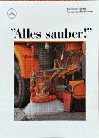 Prospekt Mercedes Benz „ Alles sauber“ Kommunalfahrzeuge, 1989 Bayern - Regensburg Vorschau