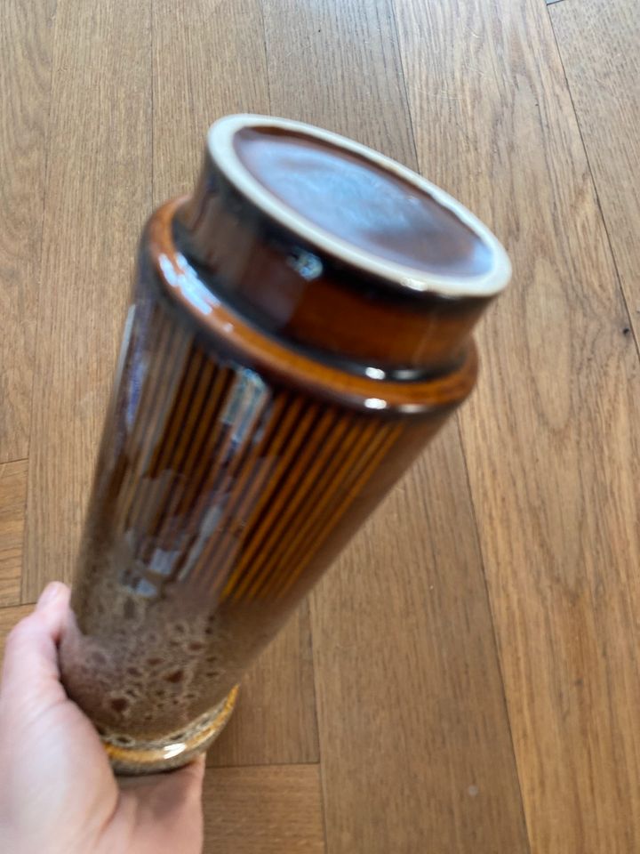 Vase braun vintage mid century 50er 60er in Berlin