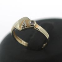 Diamant Ring 333 Gold 8 Kt Gelbgold Goldring Damen Innenstadt - Köln Altstadt Vorschau