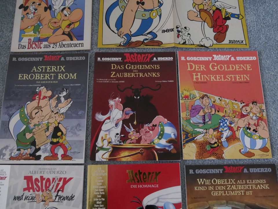 Asterix Sammlung Comic Soft Cover 1 -40 ,+ 8 Sonderhefte 1 Poster in Schleswig