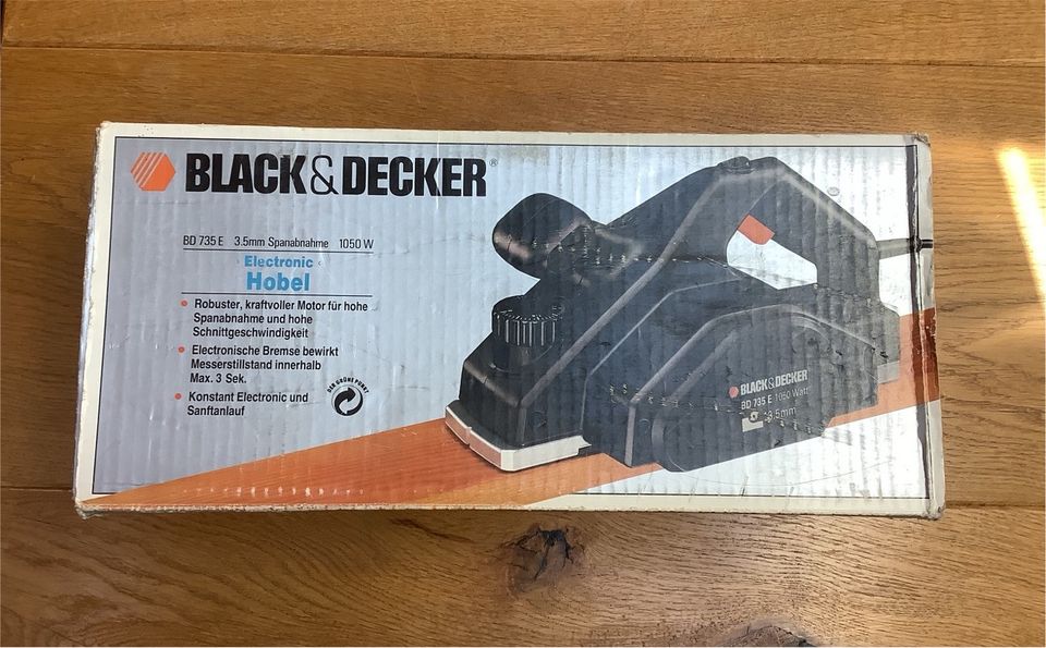 Elektro-Hobel Black & Decker735 E in Peine