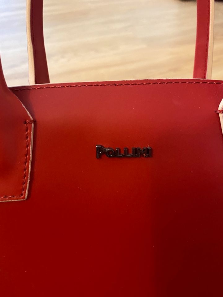 POLLINI Handtasche Echtleder neu NP 349 in Muhr am See