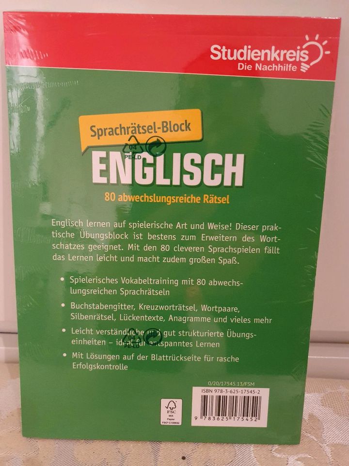 Rätselblock Englisch neu in Nordwalde